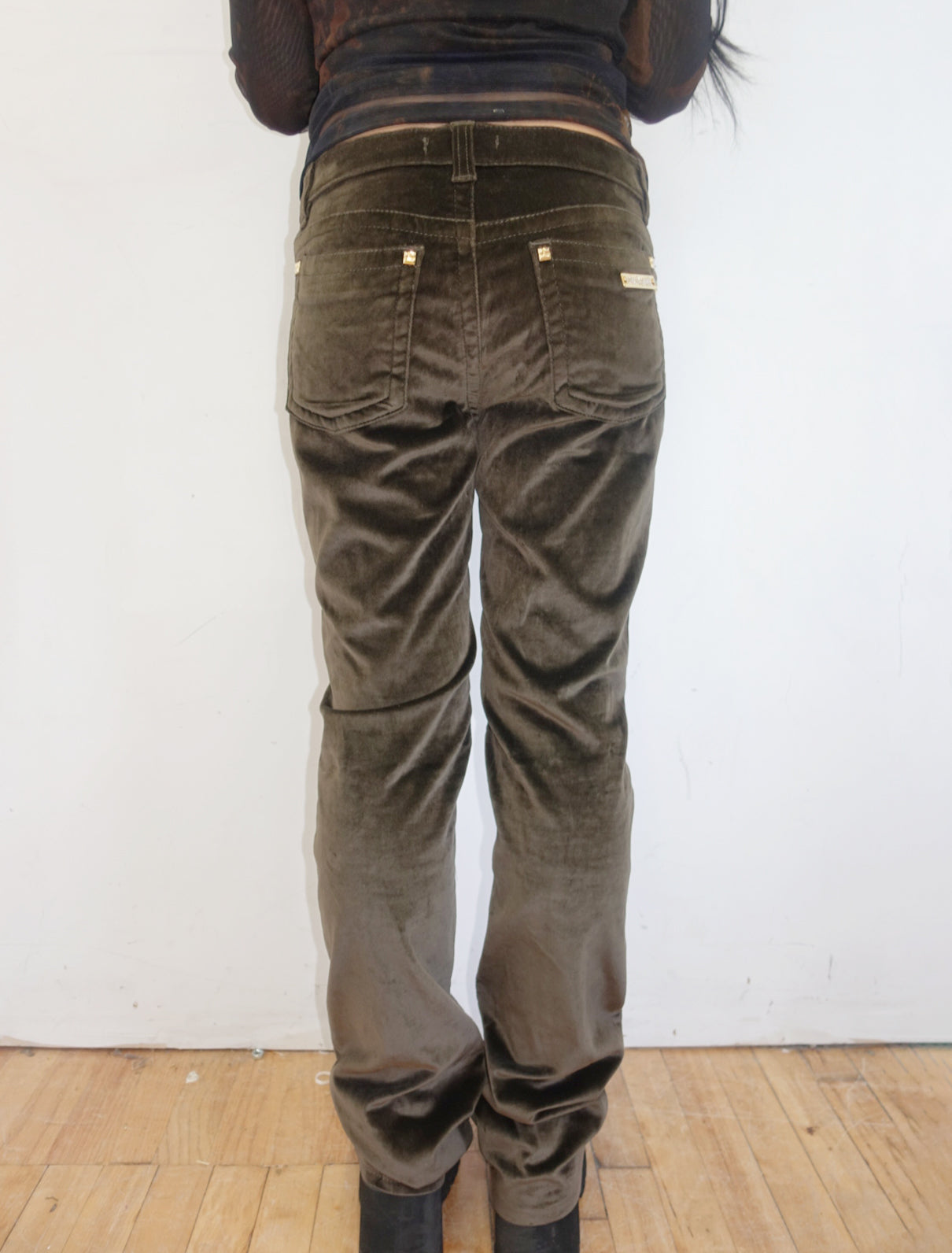 Roberto Cavalli velour pants