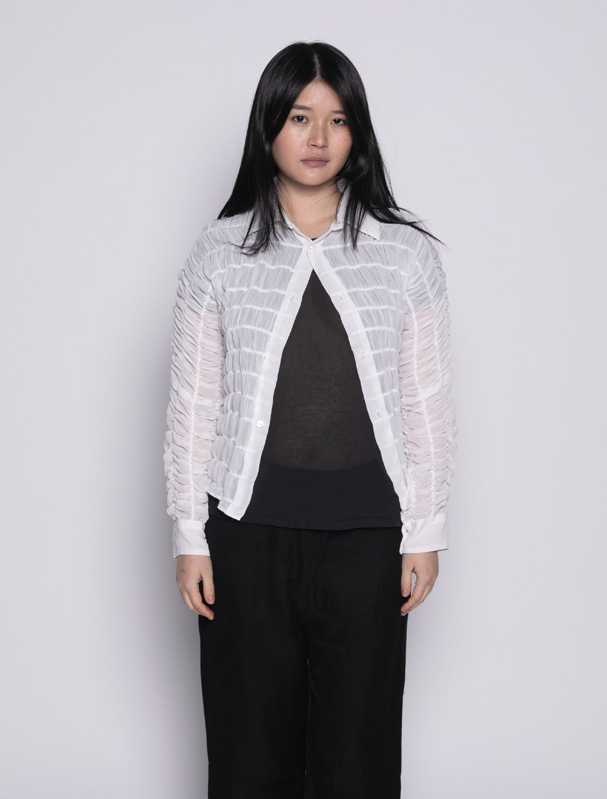 Comme Des Garçons Ruched Shirt