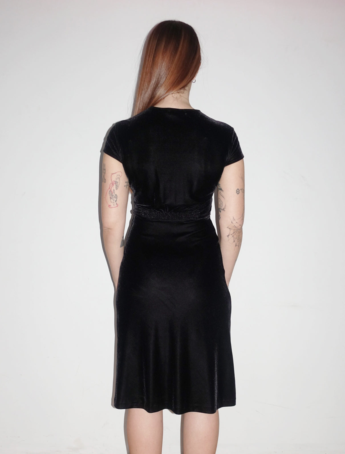 DKNY velvet dress