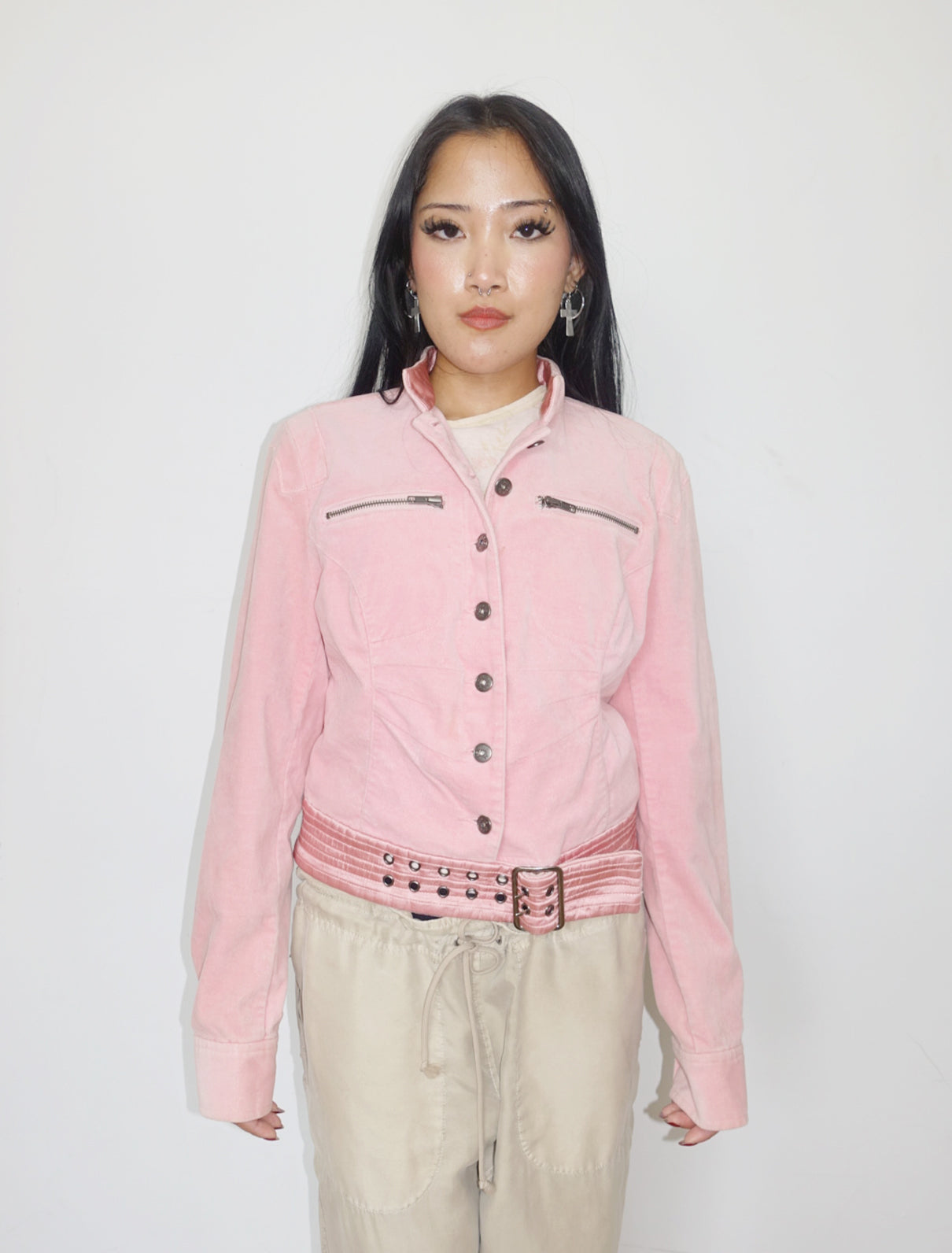 Marithé + François Girbaud velour jacket