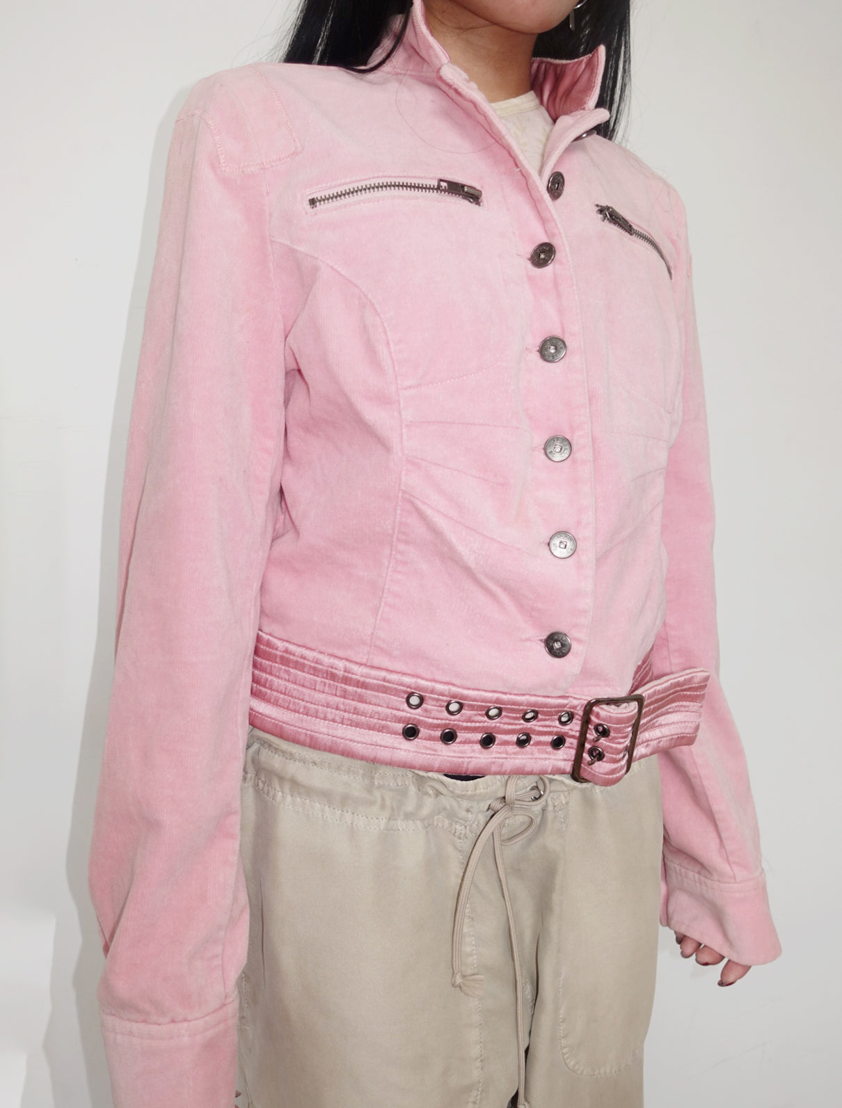 Marithé + François Girbaud velour jacket