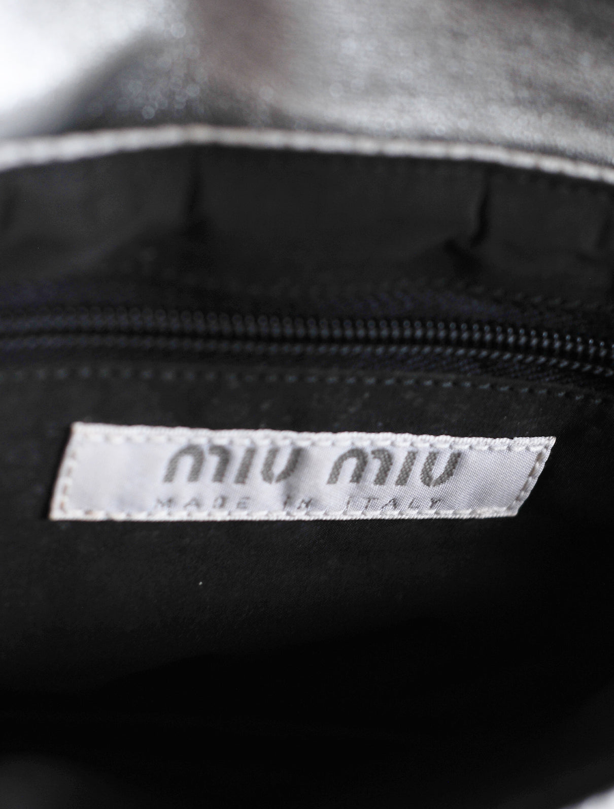 Miu Miu silver bag
