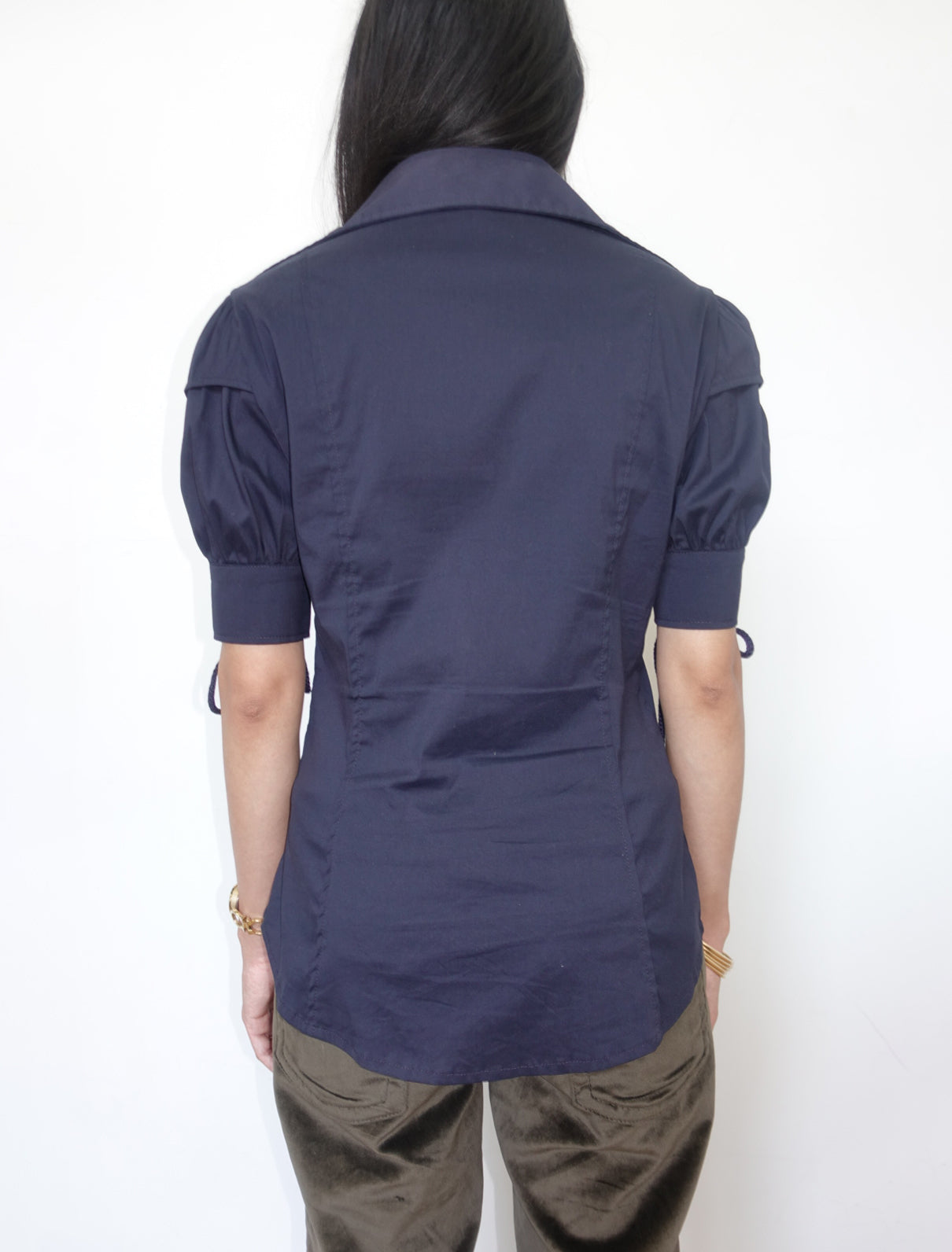 Patrizia Pepe blue top