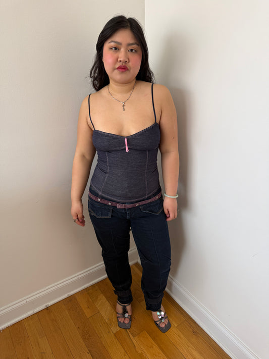 Betsey Johnson corset cami