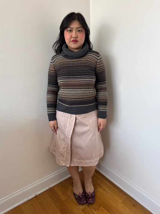 Dolce & Gabbana striped turtleneck sweater