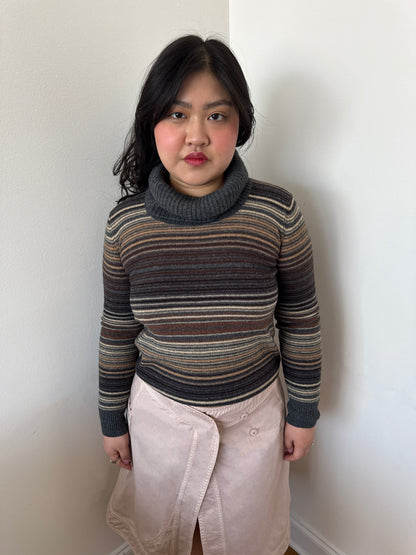 Dolce & Gabbana striped turtleneck sweater
