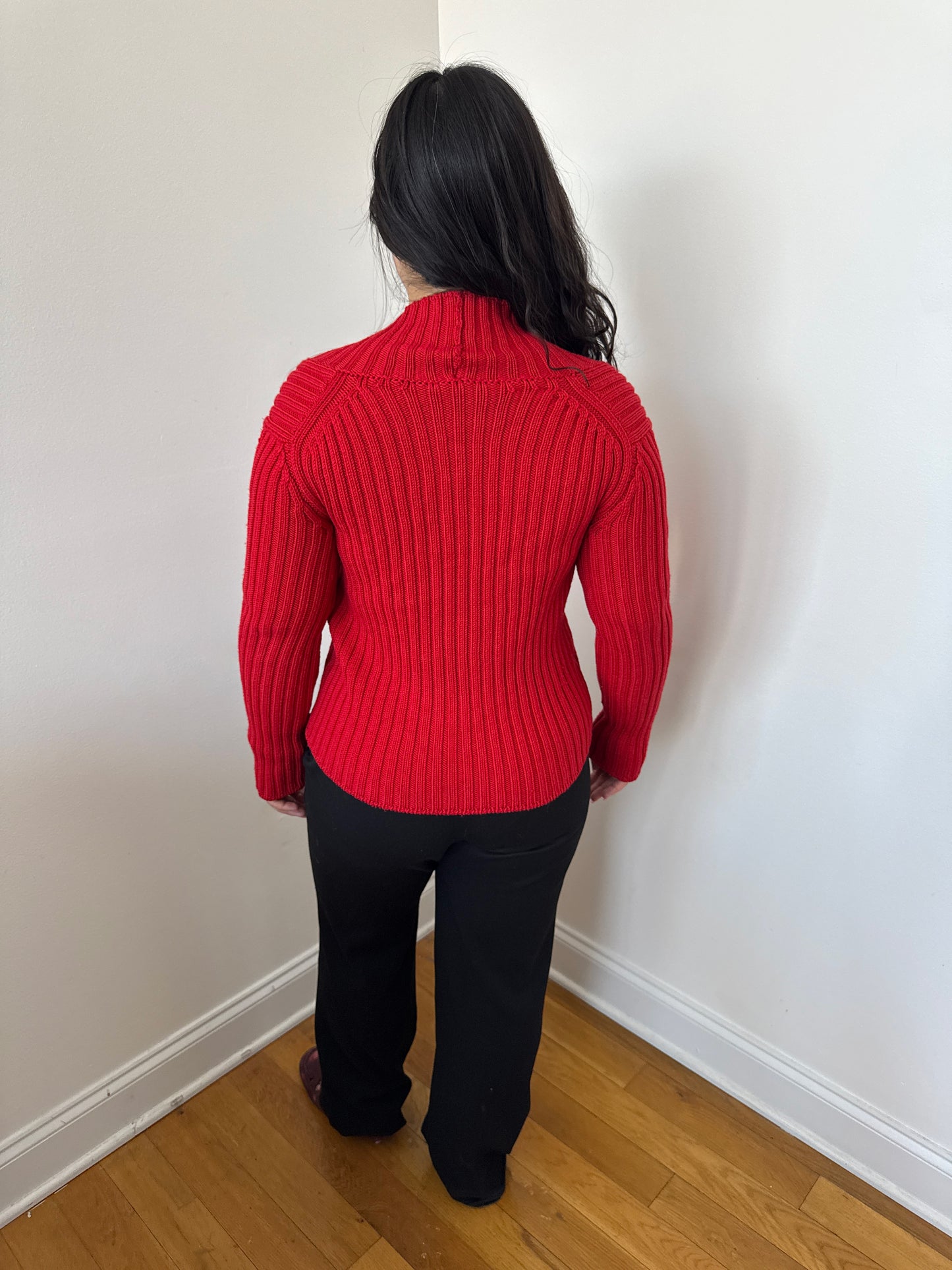 Jil Sander red sweater