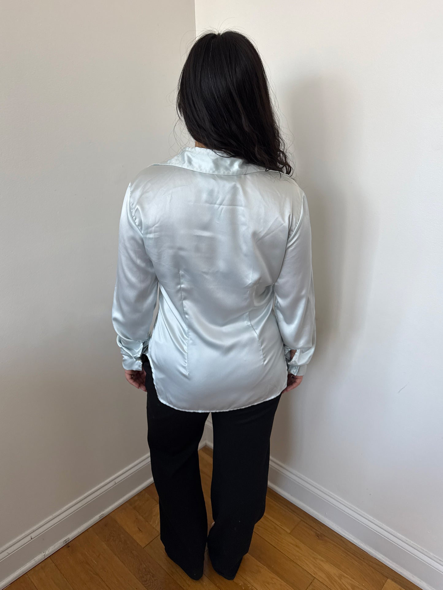 Sisley satin blouse