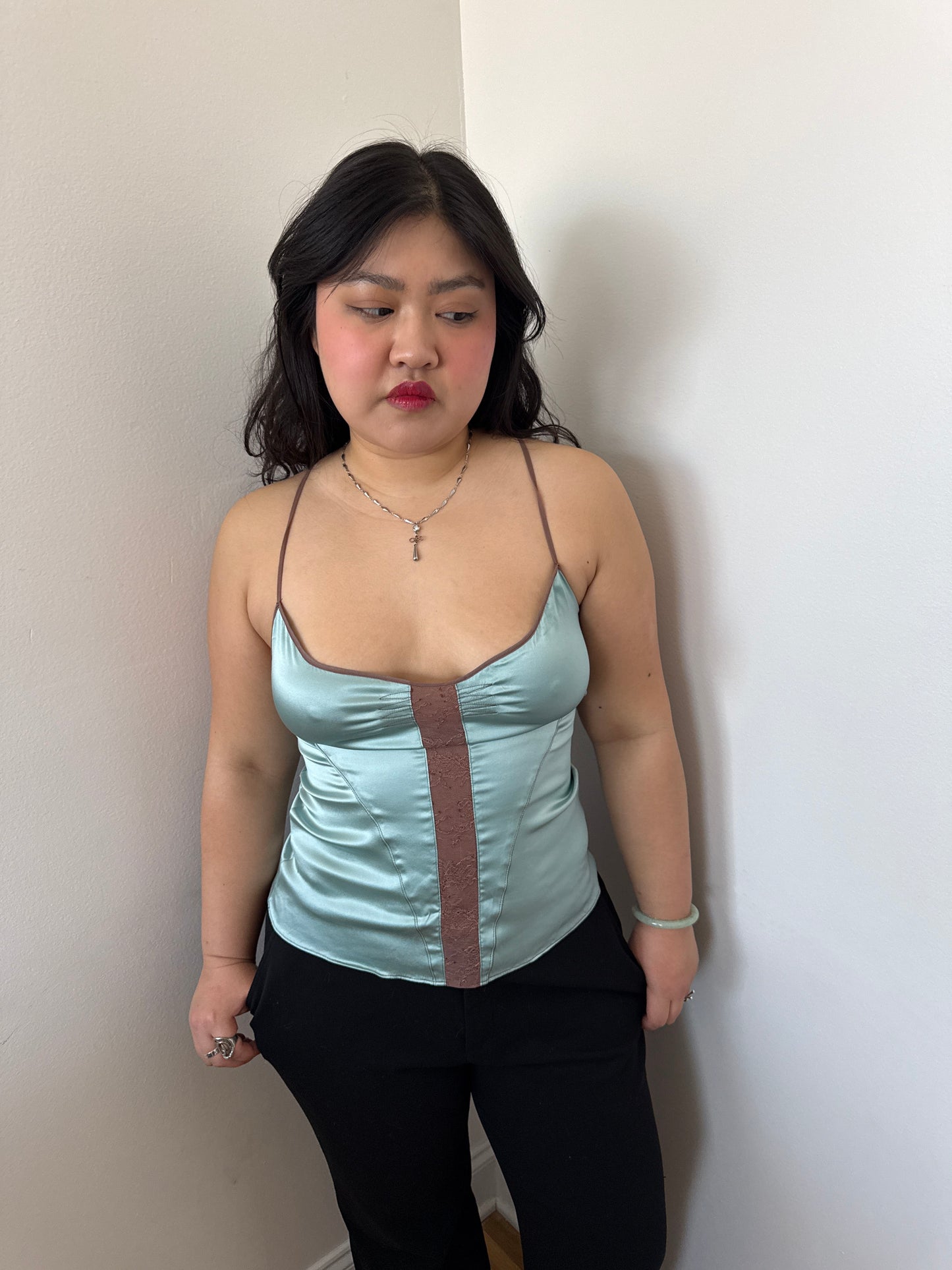 Vintage satin cami