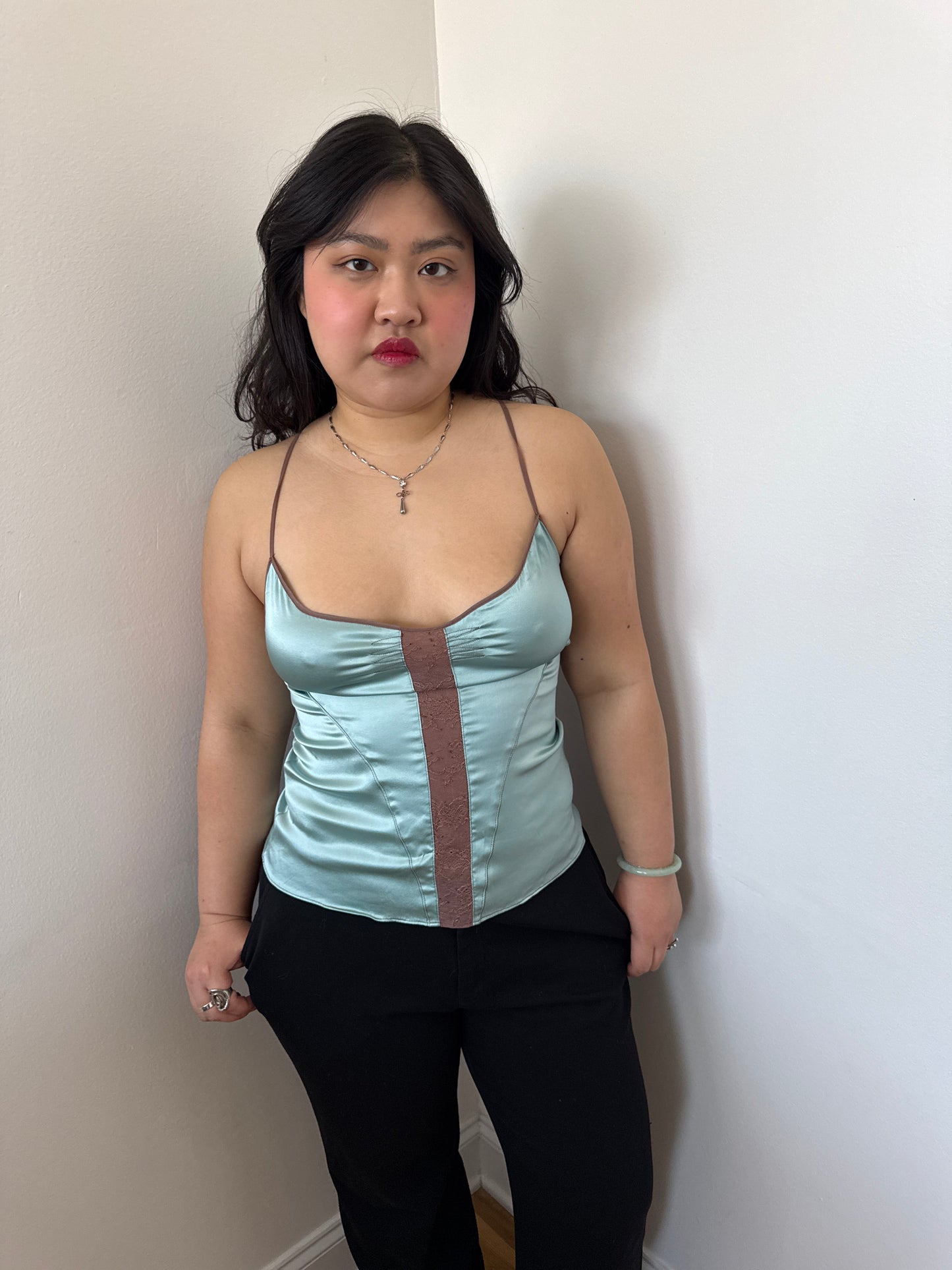 Vintage satin cami