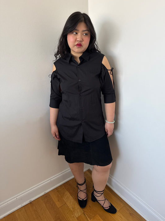 Yohji Yamamoto cutout top