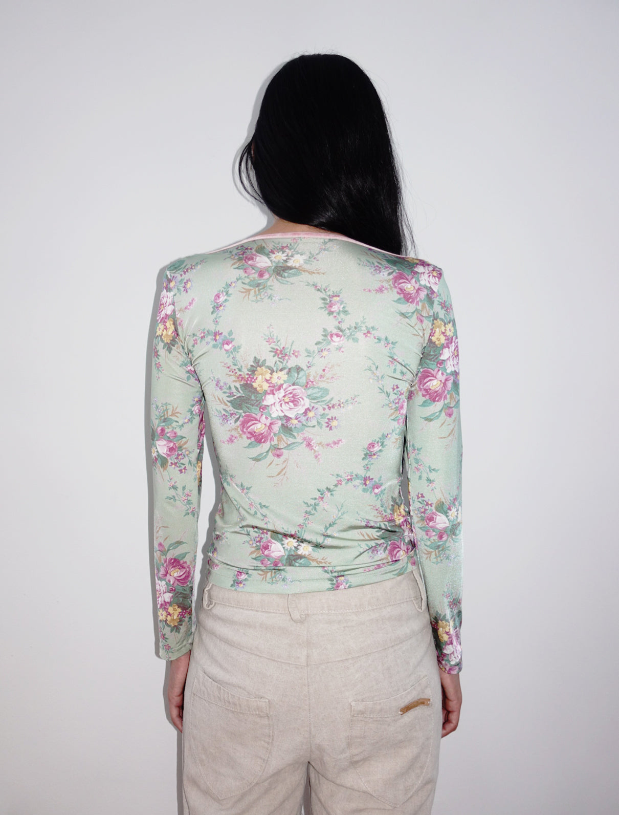 Blumarine floral top