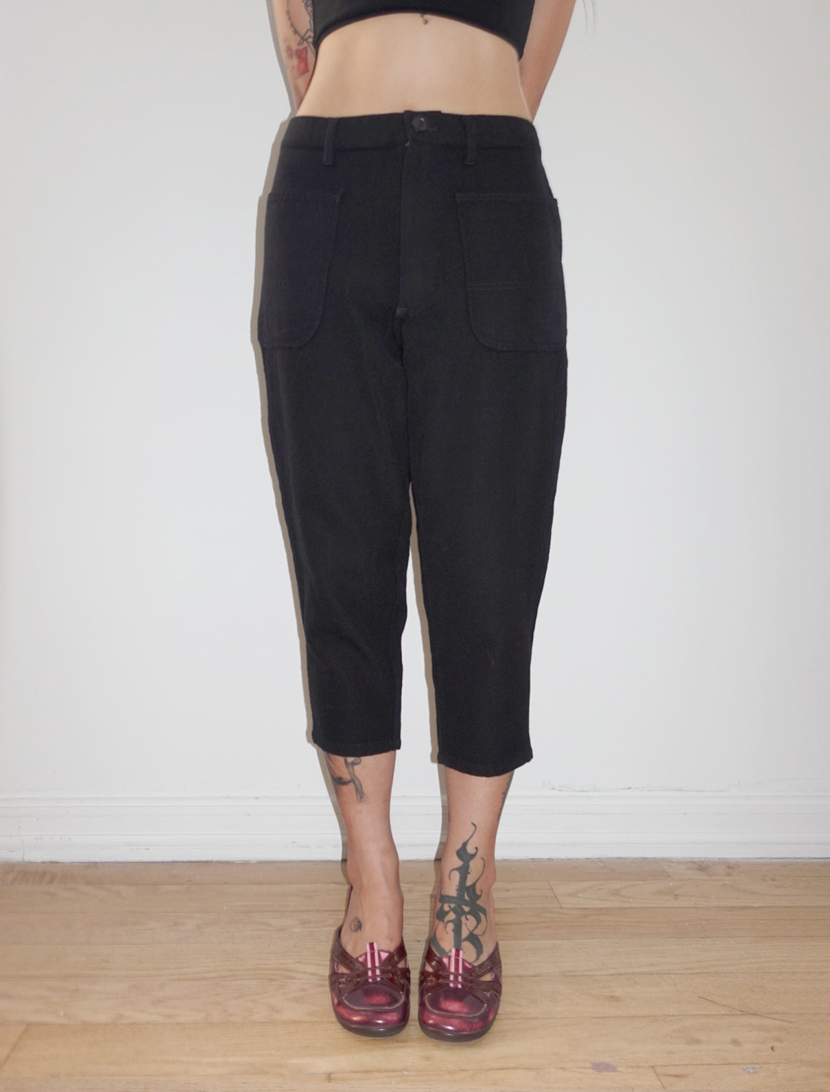 Comme des Garçons black trousers