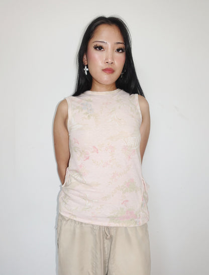 Comme Des Garçons Tricot floral top