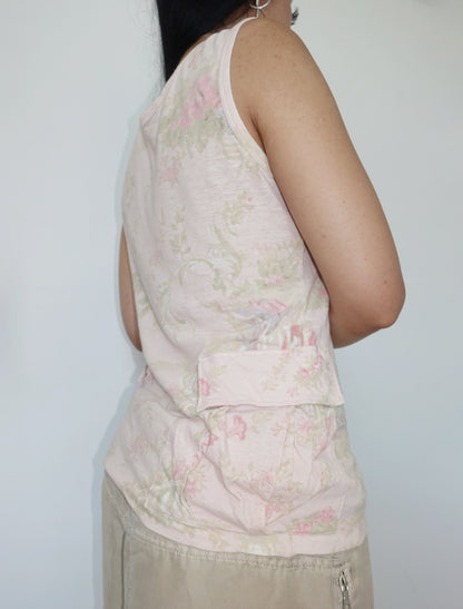Comme Des Garçons Tricot floral top