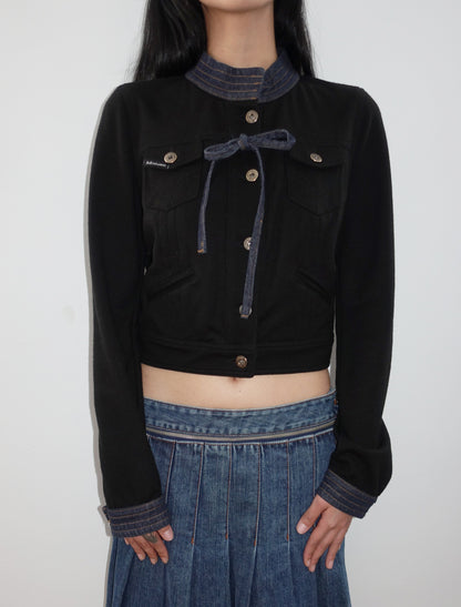Dolce & Gabbana denim bow jacket