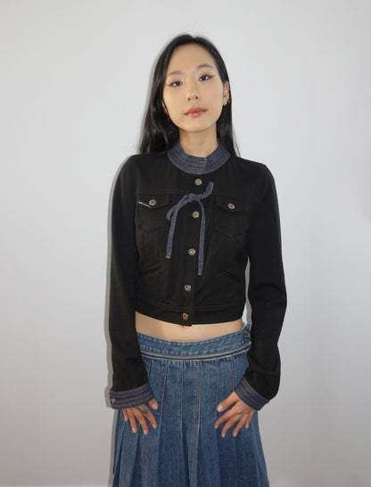 Dolce & Gabbana denim bow jacket