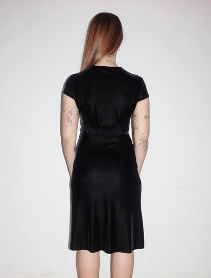 DKNY velvet dress