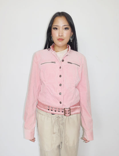Marithé + François Girbaud velour jacket