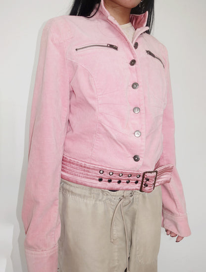 Marithé + François Girbaud velour jacket