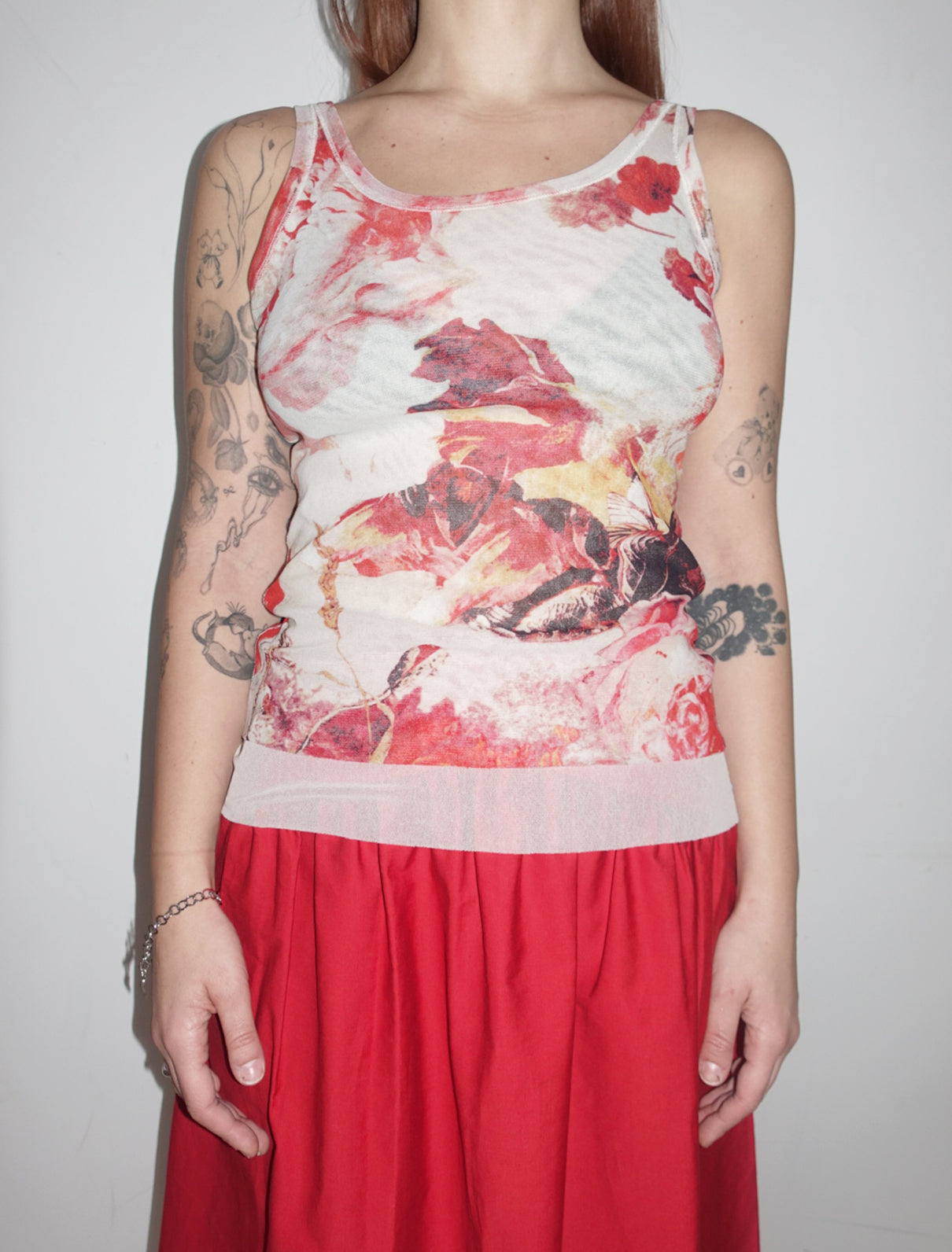 Jean Paul Gaultier mesh tank