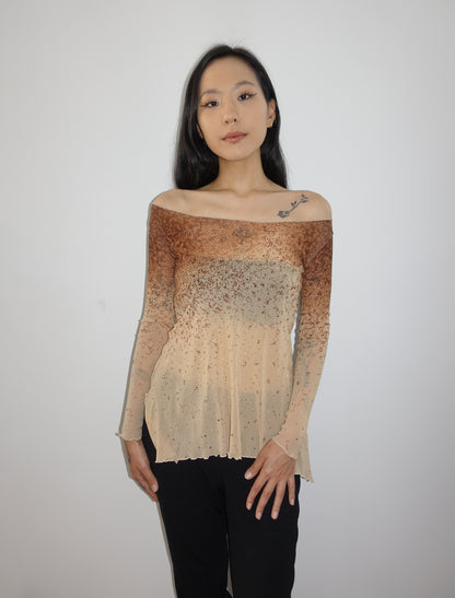 Jean Paul Gaultier off-shoulder top