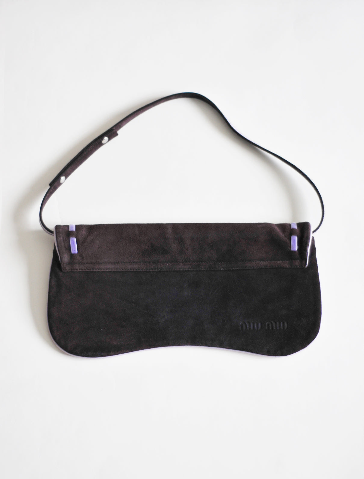 Miu Miu brown suede bag