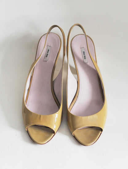 Miu Miu wedge heels