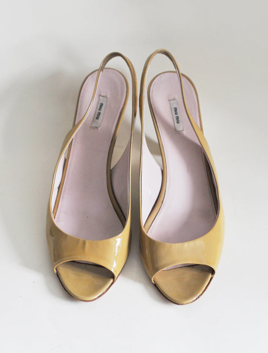 Miu Miu wedge heels