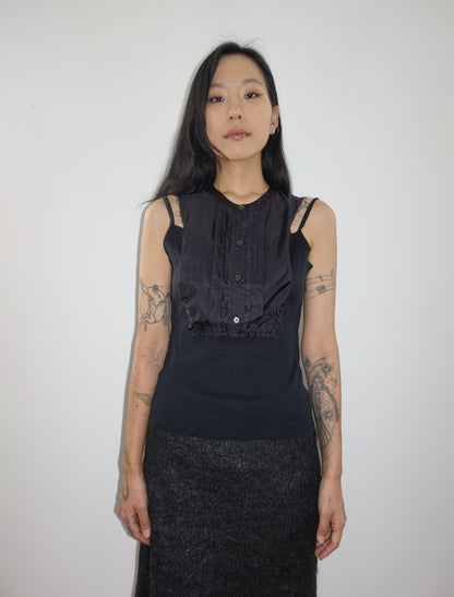 Miu miu distressed tank