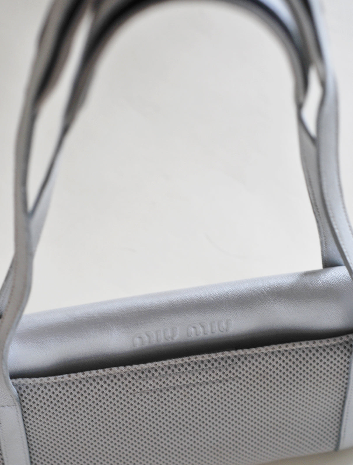Miu Miu silver bag