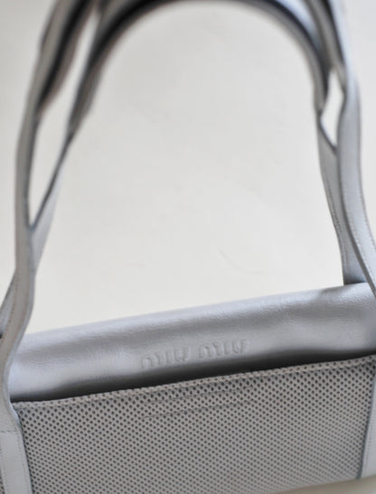 Miu Miu silver bag
