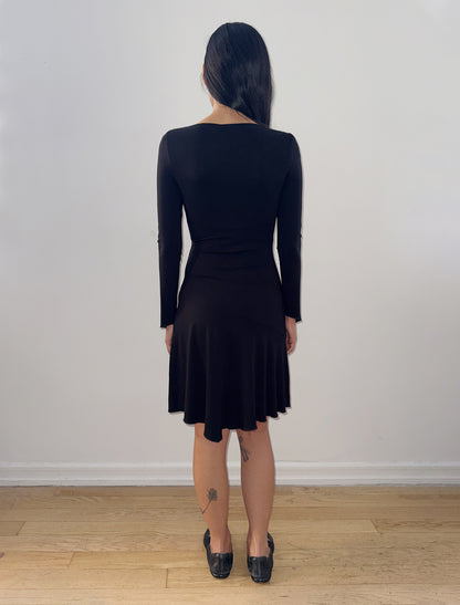 Morgan De Toi black zip dress