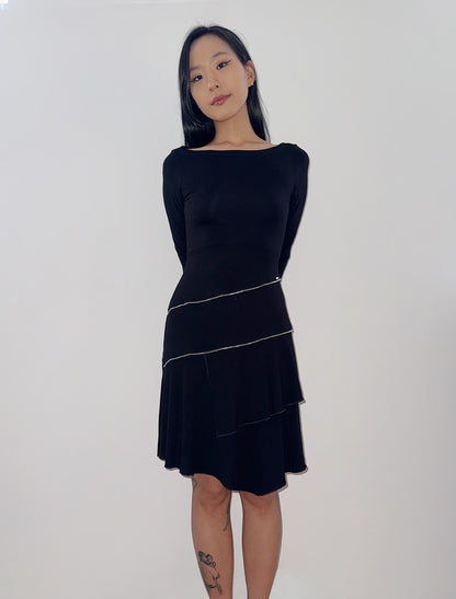 Morgan De Toi black zip dress