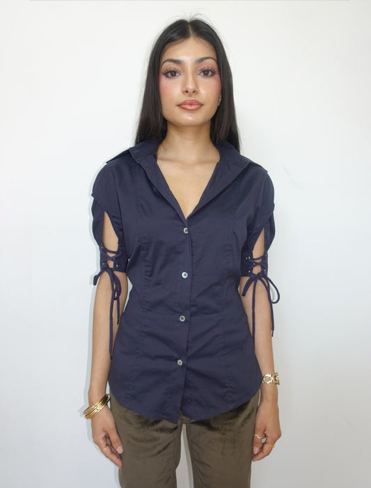 Patrizia Pepe blue top