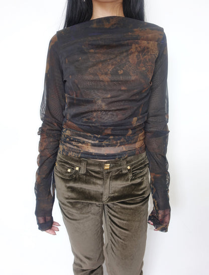 Plein Sud mesh top