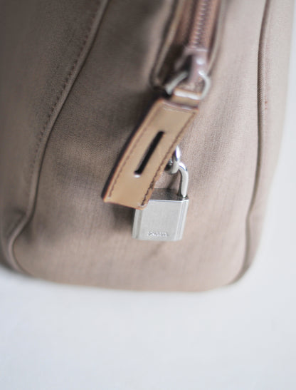 Prada tan shoulder bag
