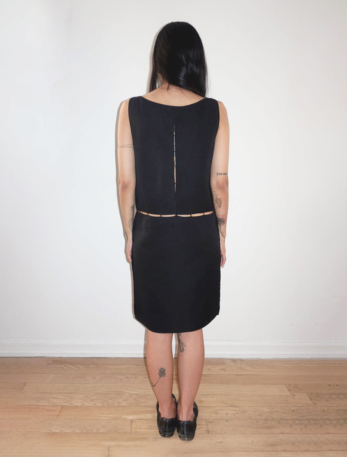 Prada cut-out wool dress