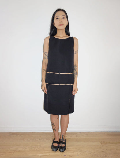 Prada cut-out wool dress