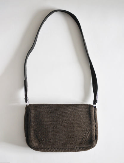 Prada knit shoulder bag