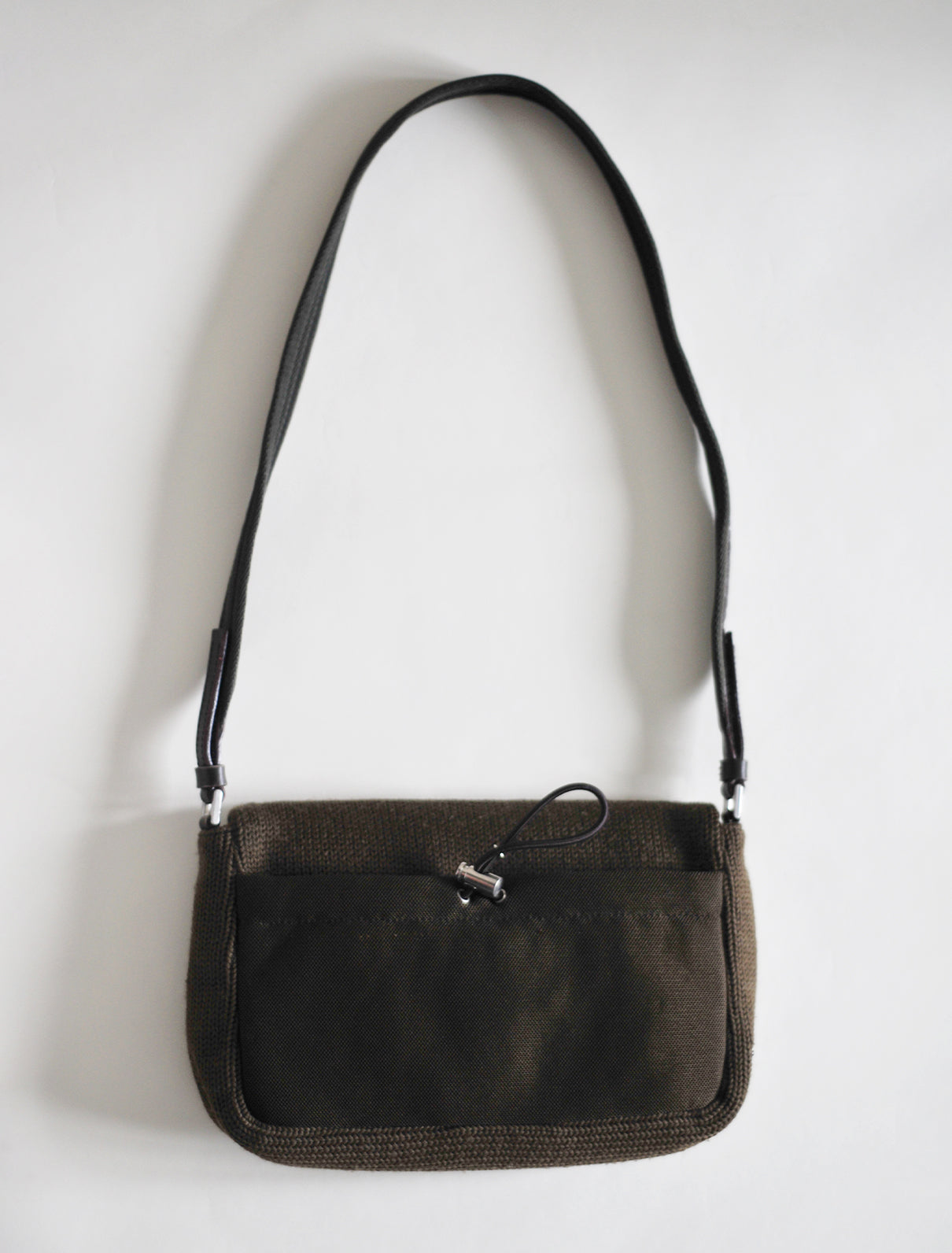 Prada knit shoulder bag