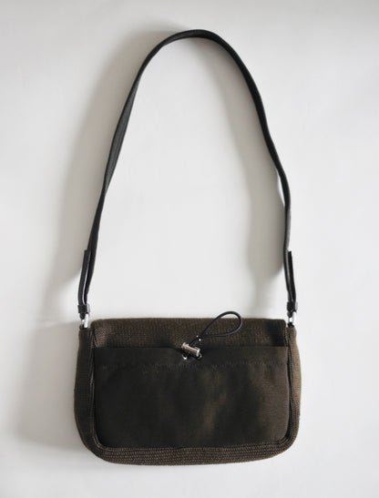 Prada knit shoulder bag
