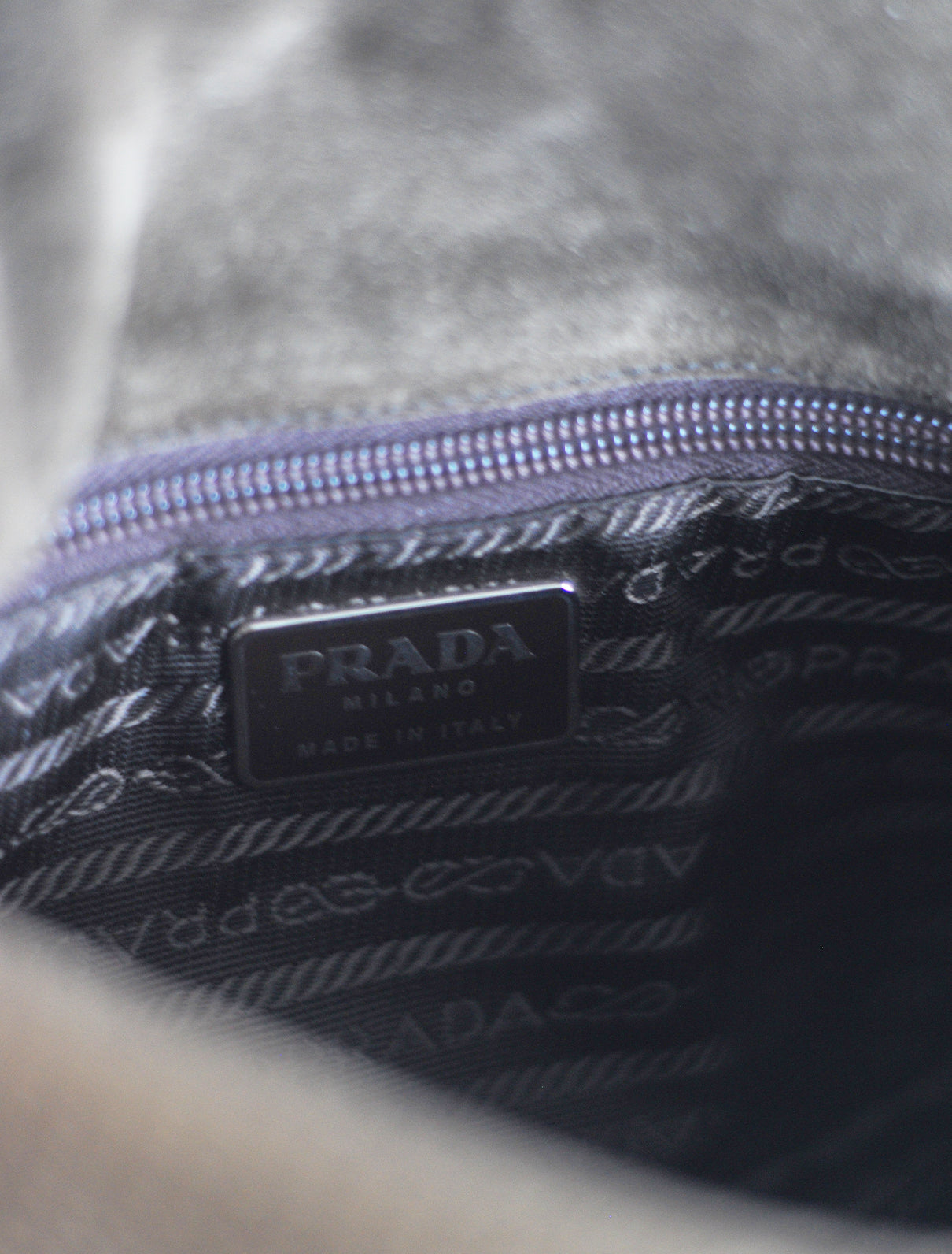Prada knit shoulder bag