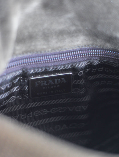 Prada knit shoulder bag