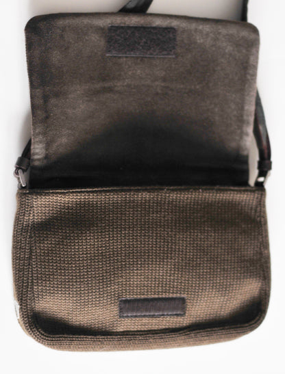 Prada knit shoulder bag