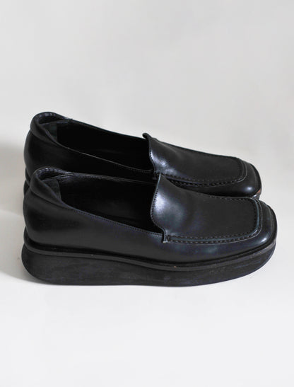 Prada platform loafers