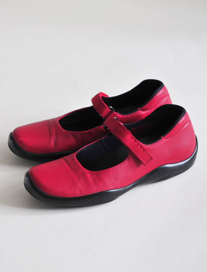Prada Sport red mary-janes