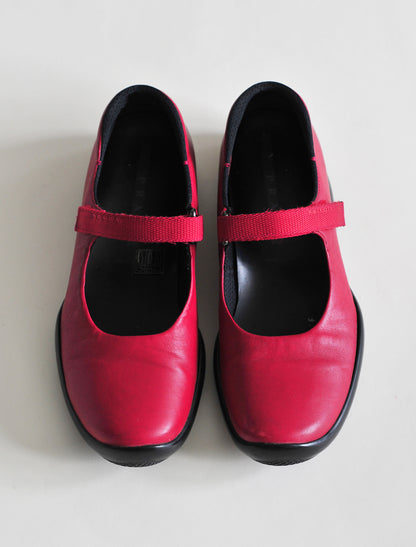 Prada Sport red mary-janes