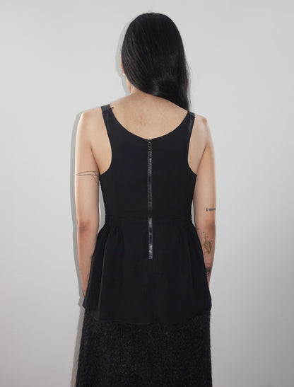 Prada peplum top