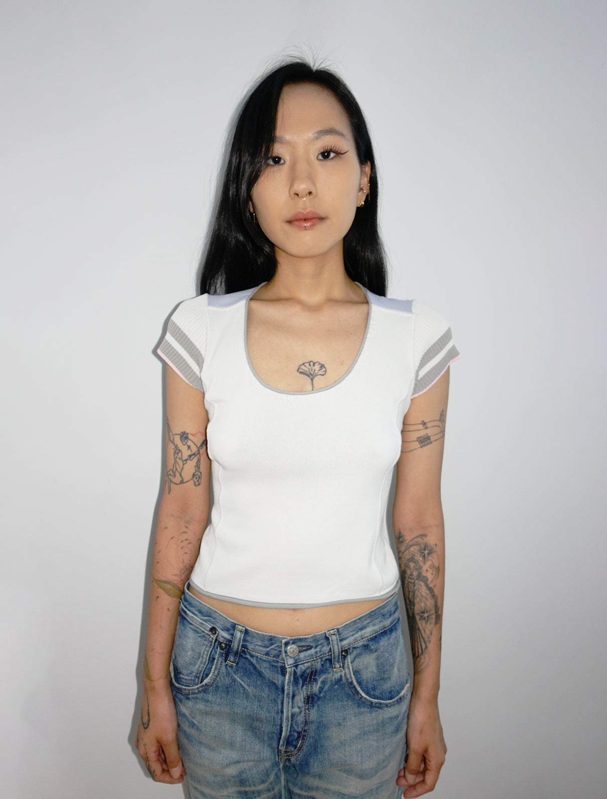 Prada knit mesh t-shirt